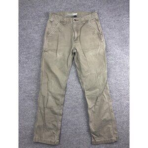 Carhartt Pants Mens 32x32 Green Relaxed Fit Twill Utility Tool Pockets B324